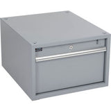Global Industrial™ Stacking Steel Drawer 17-1/4W X 20D X 12H Gray