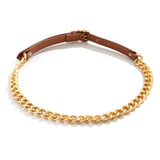Enakshi Women Waist Belt Metal Chain Pu Leather For Boys Girls Club Bar Cosplay Brown |Clothing, Shoes & Accessories | Womens Ac
