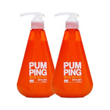 Pumping Toothpaste Citrus Scent 10.05oz (285g) x 2 - Mess-Free Gel for Fresh Breath