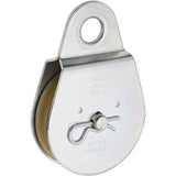 National Hardware N220020 Fixed Eye Single Pulley 3, Zinc Plated