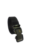 Usl MenS Nylon Canvas Autolock Buckle Free Size Belt (Free Size, Black 60C)
