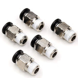 CEKER 1/4 Push to Connect Air Fittings 1/4 Inch Tubing Od to 1/8 NPT Male Thread Air Line Quick Connect Fitting Pneumatic Fittin