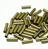 200pcs Smooth Round Tube Beads 10mm (0.4 Inch) Long Spacer Connector (Hole 2.4mm) Antique Bronze Plated Brass for DIY Craft Jewe