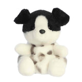 Aurora Palm Pals 4.5 Snorkels Black & White Dog Adorable Plush