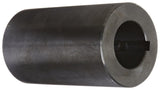 Climax Metals RC125KW Black Oxide Plated Mild Steel Rigid Coupling, 11/4 Bore, 21/4 Outside Diameter, 4 Length, 3/816 x
