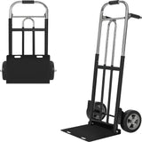 IRONPOW Folding Hand Truck Dolly - 600 LB Capacity, Heavy-Duty Wheels and Compact Design for Moving Heavy Loads in Warehouses, O
