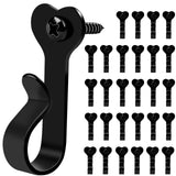 Dapute 60 Pack Outdoor String Light Hooks, Metal Steel Hooks for String Lights,Screw in Lights Clips for Light Wire Outside Hang