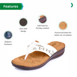 Ortho Joy Extra Soft Doctor Ortho Slippers For Men - 4Uk,White,4,B08KJBKCH4