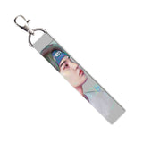 Isee 360 K Pop Boy Suga Lanyard Tag With Swivel Lobster For Gift Luggage Bags Backpack Laptop Bags L X H 5 X 0.8 Inch
