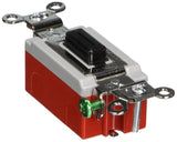 Hubbell HBL1221L Single Pole Toggle, Lock, Industrial Grade, 20 amp, 120/277V