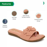 Ortho Joy Fancy Doctor Slipper For Women | Comfortable Stylish & Fashionable Footwear For Women,Light Pink,5,B0BG8DPQXK