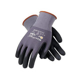 PIP 34-874/XL Maxi Flex Ultimate 34874 Foam Nitrile Palm Coated Gloves, Gray, XL (36 Pair)