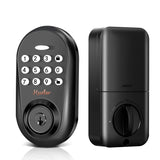 Keyless Entry Door Lock, Keypad Smart Deadbolt for Front Door, Electronic Keypad Code with Auto Lock, One-Time Code, Anti-Peepin