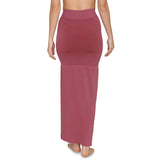 Zivame All Day Flared Mermaid Reversible Saree Shapewear For Women - Brown And Rose Brown L