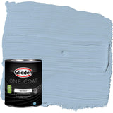 Glidden Interior Paint + Primer: Blue/Heavenly Blue, One Coat, Semi-Gloss, 1-Quart
