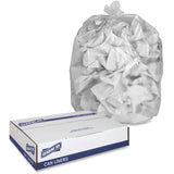 Genuine Joe 01759 Can Liners, 60 Gallon Cap, 38W x 60L, 0.67 mil, Clear, 200/CT