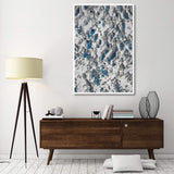 Meltwater Lakes On Hubbard Glacier, Wrangell-St. Elias National Park, Alaska-Paper Art-42,,X62,,