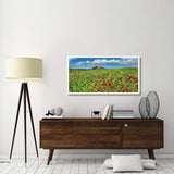 Farm House With Cypresses And Poppies, Tuscany, Italy-Paper Art-50,,X26,,