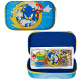 Sonic the Hedgehog Pencil Case Set, Gel Pens & Stickers, School Supplies