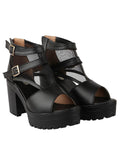 Shoetopia Women'S Block Heel Sandal/Black /Eu40 / Uk7,Black,7,B0BSC8VQCP