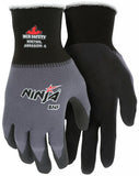 MCR Safety Ninja BNF N96790XXXL Work Glove, 15 Gauge Nylon/Spandex Shell, Breathable Nitrile Foam (BNF) with NFT Coated Palm & F