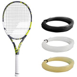 Babolat Pure Aero Team Tennis Racquet - Strung with 16g White Syn Gut at Mid-Range Tension (4 3/8 Grip)
