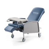 VEVOR Geri Chair Recliner, 3-Position Reclining Geri Chair, Movable Medical Recliner Chairs with 4 Wheels, Soft Padded Seat & De