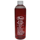 Dwyer Red Gage Fluid, A-103, 1 pt Bottle, .826 Specific Gravity