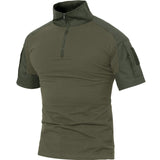 MAGCOMSEN Men's Military Combat Tactical Army Shirts - Short Sleeve Hiking Work Camping Summer Fishing Shirts