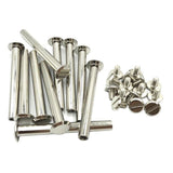 Heavenglow 10 Sets Posts Binding Screwback Rivets For Scrapbook Booking Binding 10X30Mm | Crafts | Leathercrafts | Leathercraft