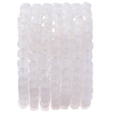 Natural Faceted White Crystal Cube Stone Beads 5-5.5mm 60pcs/str Loose Square Semi Gemstone Stone Beads for Making Bracelets Nec