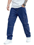 TAGAS Mens Regular Jeans, Blue, 38