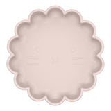 Kushies Baby SILIPLATE Silicone Divided Plate with Suction for Babies, Toddlers and Kids, Lion - Pink