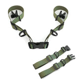 Ikerall 2 Pack Adjustable Backpack Sternum Straps Chest Belt Hardness Strap with Anti-Slip Fixed Clips and Quick Release Buckles