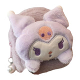 Calandis Purse Keychain Decorative Lightweight Plush Wallet For Shopping Street Party Purple | Wallets | Womens Accessories