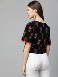 Anni Designer Women'S Cotton Regular Top (Tp-Cot-10165-Black_S_Black_Small),Black,S,Cotton,Regular,