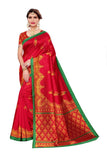 Anni Designer Women'S Multicolorprinted Saree And Printed Kurti (Ruti-Sk-6M (5)_Xl),Multicolour,XL,crepe,straight,Saree