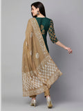 Gosriki Women'S Cotton Blend Printed Straight Kurta With Pant & Dupatta (Sayara-Green-Nw-Gs_S_Green_Small),Green,,B0CKFJ3JL7