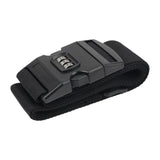Ujeavette Luggage Strap Heavy Duty Baggage Tie Simple Portable Bag Strap Suitcase Belt Black