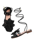 Shoetopia Women'S Flat Sandal-7 Kids Uk (Active-Black)-Eu40,Black,7,B0D76TL51B