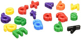 Roylco Uppercase Manuscript Letter Beads, Assorted Colors, Box of 288
