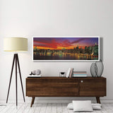 Sunset Over New York (Detail)-Paper Art-74,,X26,,