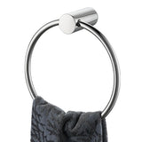 JQK Chrome Towel Ring, 304 Stainless Steel Hand Towel Holder for Bathroom, Polished Finish Wall Mount, TR630-CH