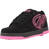 Heelys Kids PropelK Skate Shoe, Black Hot Pink, 4 US