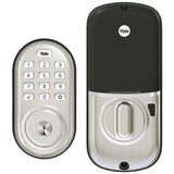 Yale Assure Lock with Z-Wave, Satin Nickel Smart Keypad Deadbolt Lock Works with Ring Alarm, Samsung SmartThings, (Hub Required,