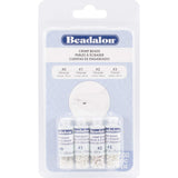Crimp Beads Variety Pack Sizes 0, 1, 2 & 3 600/PkgSilverPlated