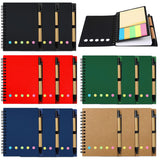 15 Set Pocket Notebook with Pen, Small Bulk Notepads with Sticky Notes
