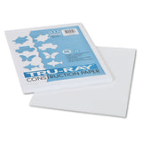 Pacon 103026 TruRay Construction Paper, 76 lbs., 9 x 12, White, 50 Sheets/Pack