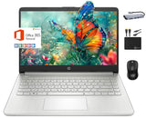 HP 14 Laptop Portable Slim 2024,14 HD Micro-Edge Display, Intel Quad-Core Pentium Processor, 8GB RAM, 256GB SSD Wi-Fi, Webcam, F