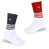 Footprints Bamboo Compression Sports Socks For Men & Women | Calf Length Sports Socks For Running, Cycling, Marathon, Athletics,
